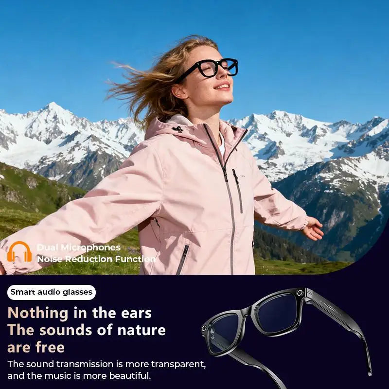 Revolutionize Your Vision with Our Cutting-Edge Smart AI Camera Glasses: Capture 4K Photos, Translate 140+ Languages, Enjoy Bluetooth Music & Record in Stunning 1080P!