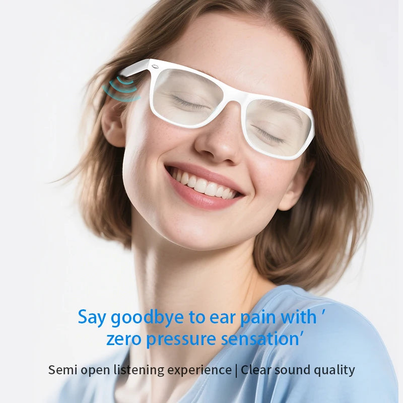 Revolutionary 2025 AI Translation Smart Glasses with Bluetooth Calling and UV Protection - Perfect for Outdoor Adventures!