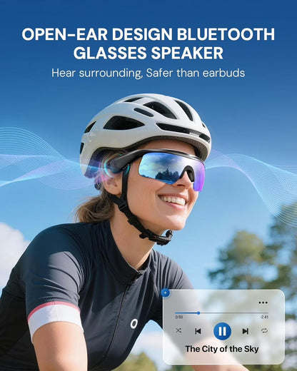 Experience Superior Sound and Style with Our Bluetooth Audio Sunglasses - Perfect for Active Lifestyles!