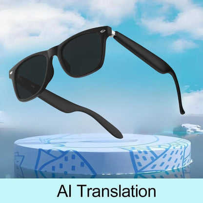 Revolutionary 2025 AI Translation Smart Glasses with Bluetooth Calling and UV Protection - Perfect for Outdoor Adventures!