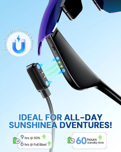 Experience Superior Sound and Style with Our Bluetooth Audio Sunglasses - Perfect for Active Lifestyles!