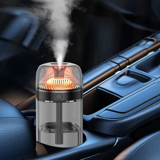 Car Diffuser Humidifier Long-Lasting Atmosphere Light Car Humidifier USB Portable Humidifiers Personal Humidifier with Led