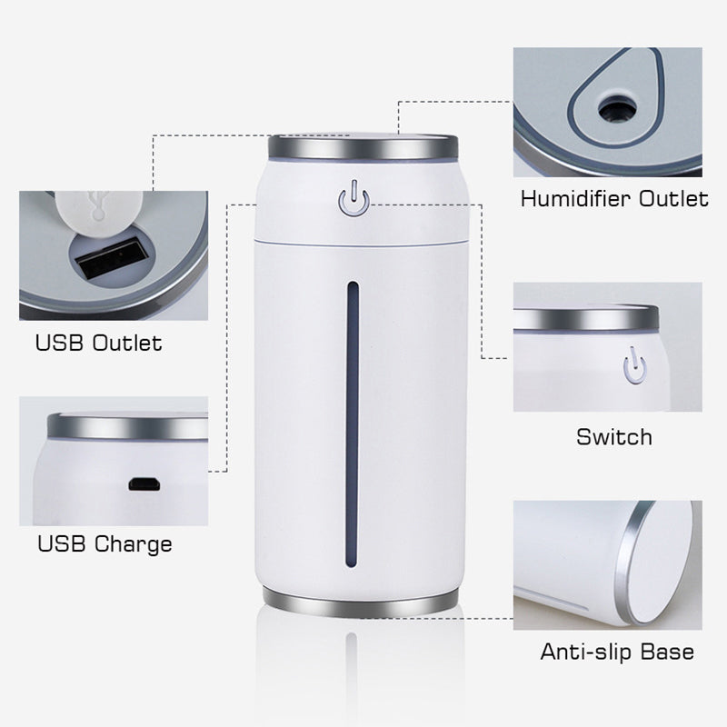 Glorius Humidifier 220ML Mini USB Aroma Diffuser